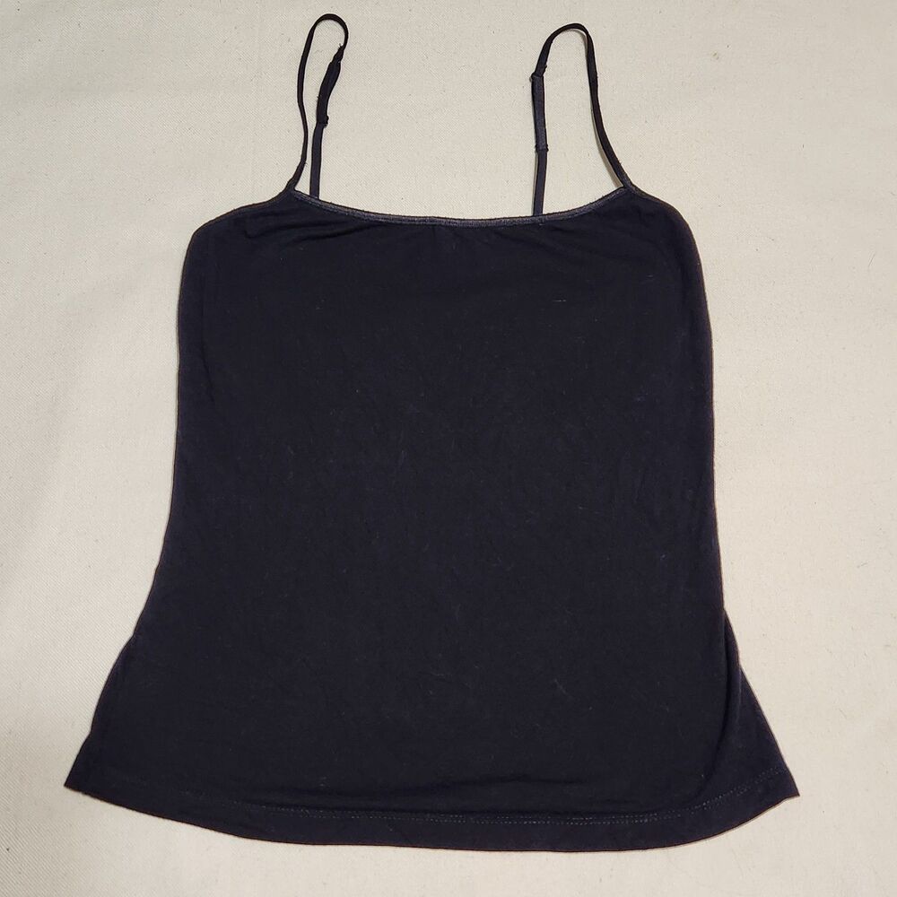 Cosabella Cami Black bralet lined made in Italy SZ M 100% cotton